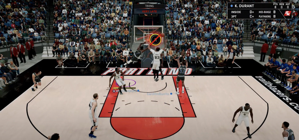 NBA 2K22 Dunk Meter red release