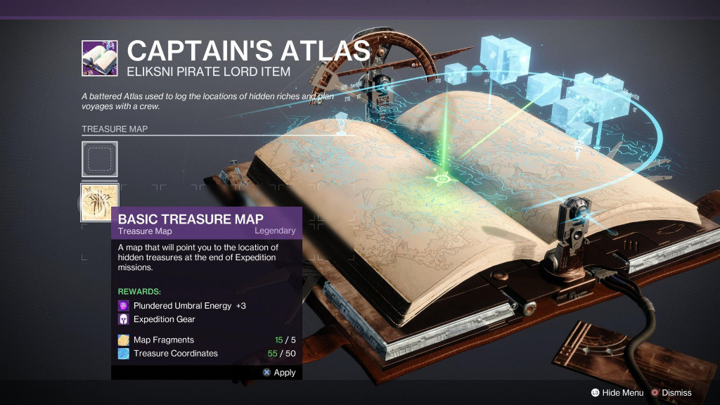destiny 2 treasure maps