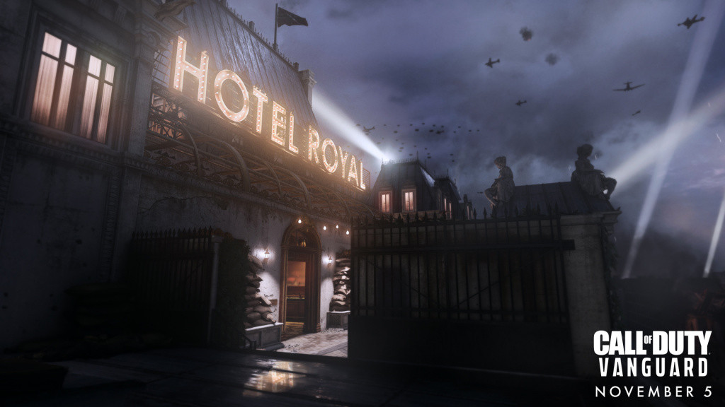 All COD Vanguard multiplayer maps at launch hotel royal