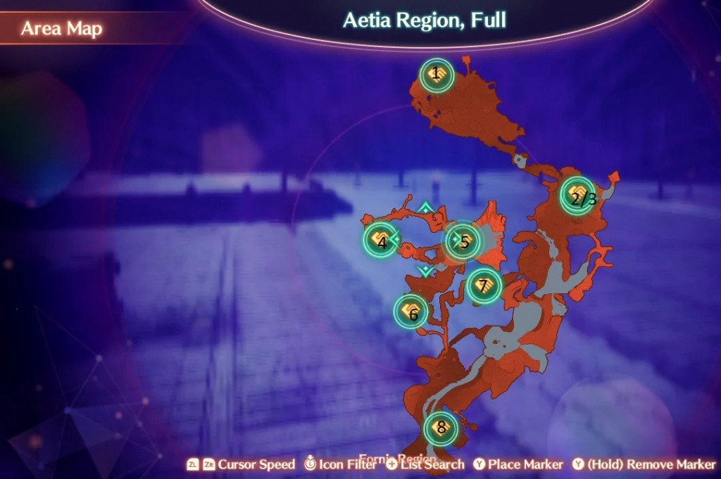 Aetia Region Rest Spots Xenoblade 3