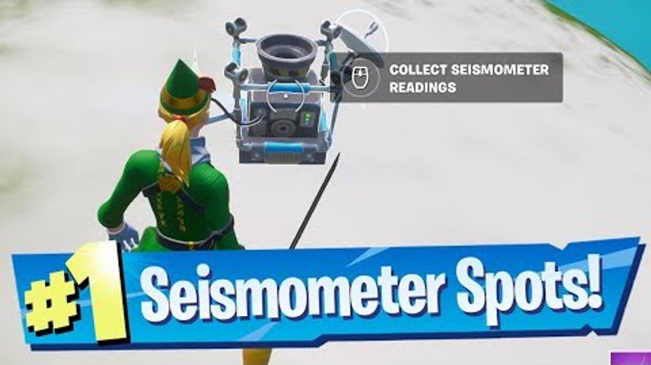 Where to collect readings from Seismometers in Fortnite