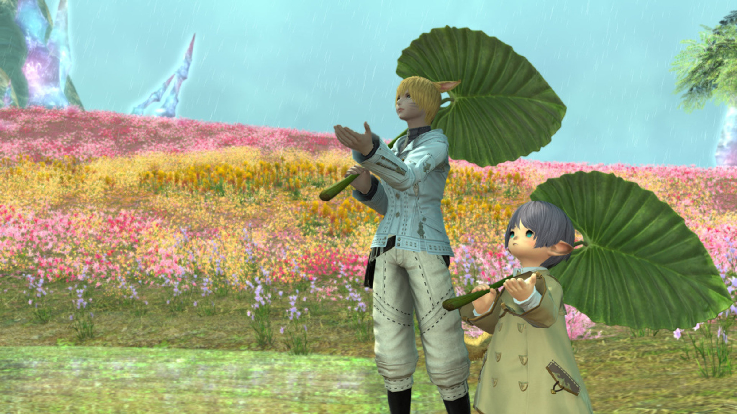 How To Get The Giant Leaf Parasol Accessory In FFXIV GINX TV