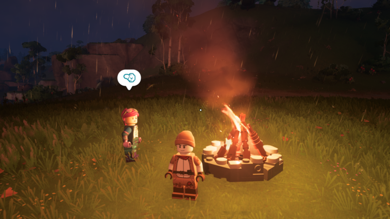 How To Build Campfire In LEGO Fortnite