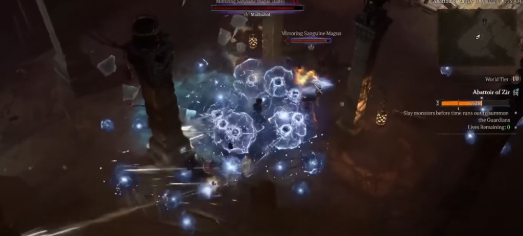 Diablo 4 Abattoir of Zir AoZ deaths revives timer count bosses summon