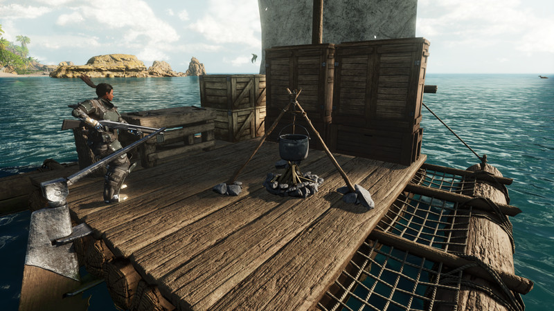 ARK Survival Ascended Rafts Uses for storage