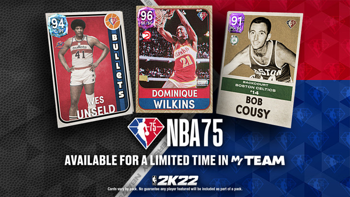 The third drop of the NBA75 Packs is now live in NBA 2K22: New items, bundle prices, more.