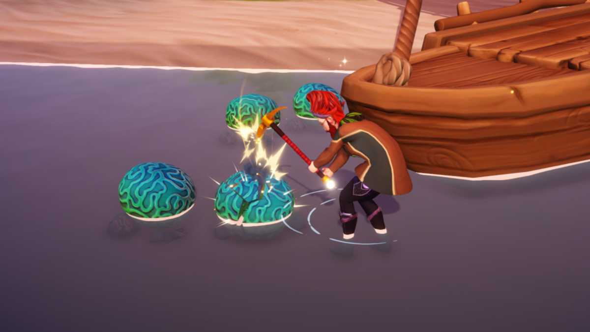 How to Break Big Blue Beach Rocks in Disney Dreamlight Valley GINX TV