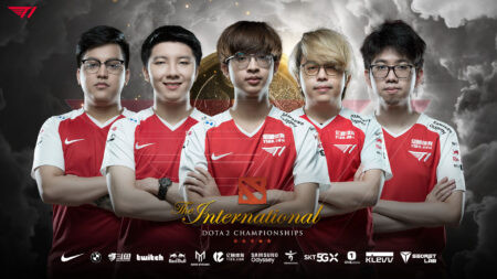 T1 eliminate Alliance from TI10 in convincing 2-0 victory in Main Event Day 3 Lower Bracket series. (Picture: Valve)