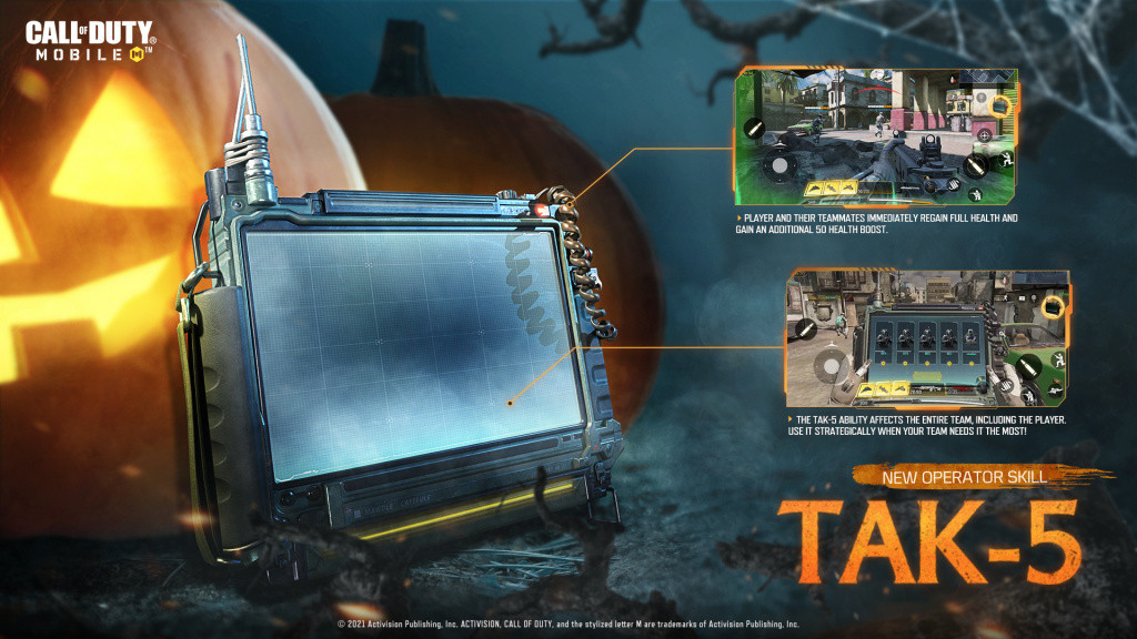 TAK-5 operator skill how to unlock cod mobile season 9 gameplay effects