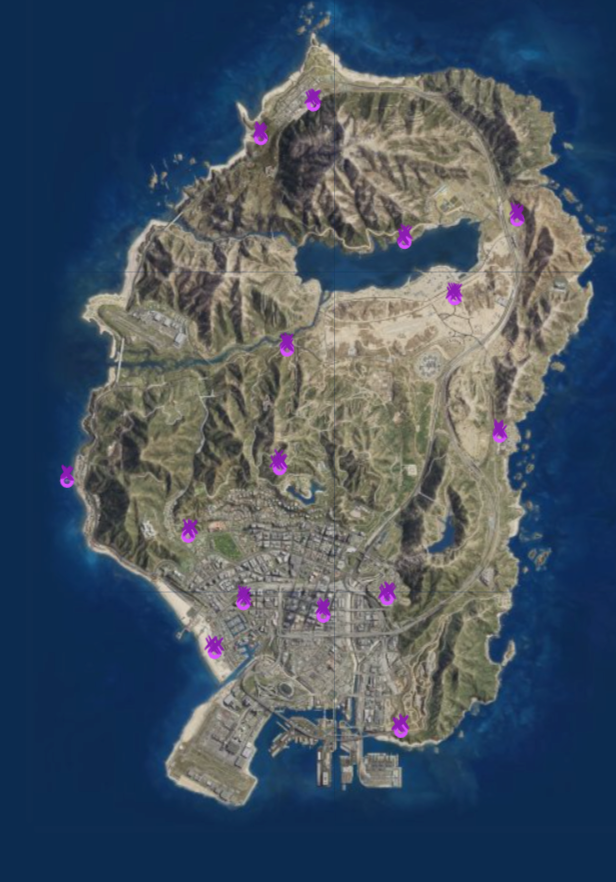 GTA Online G's Cache Location Today GINX TV