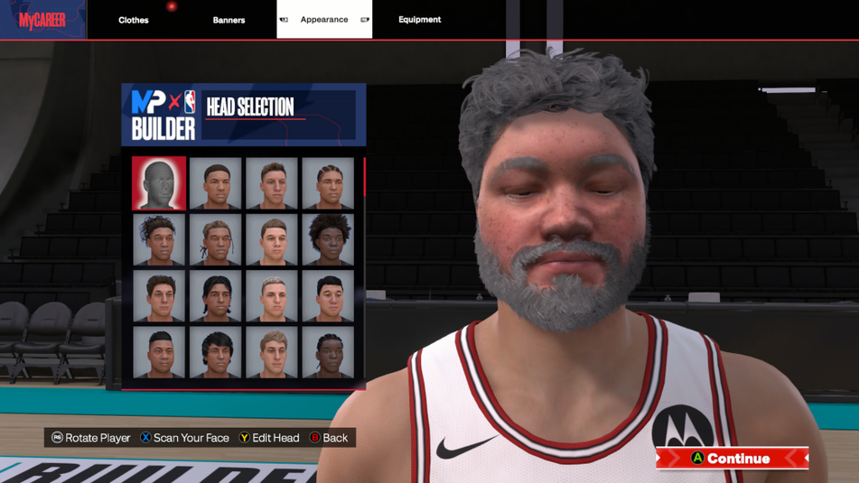 NBA 2K24 MyPLAYER Face Scan