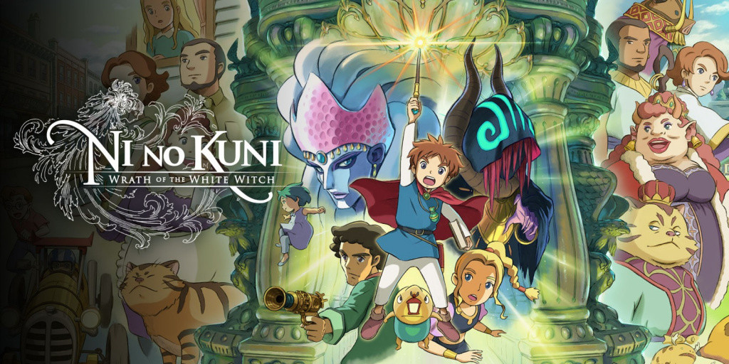 Ni no Kuni: Wrath of the White Witch top 10 best JRPG anime games PC steam