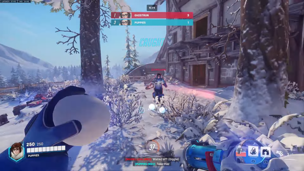 You can catch snowball and throw it back at the opponents in Overwatch 2 Snowball Deathmatch mode. 