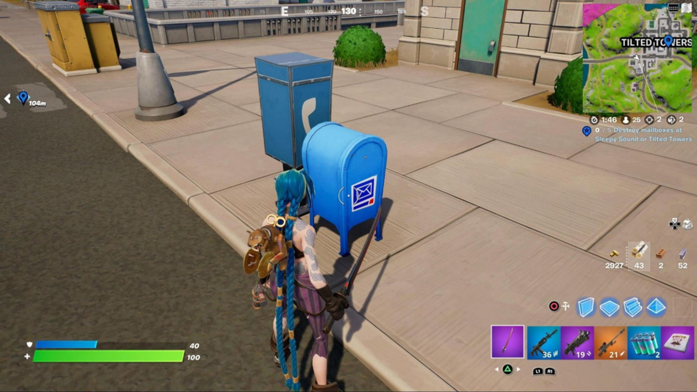 How to destroy mailboxes in Fortnite GINX TV