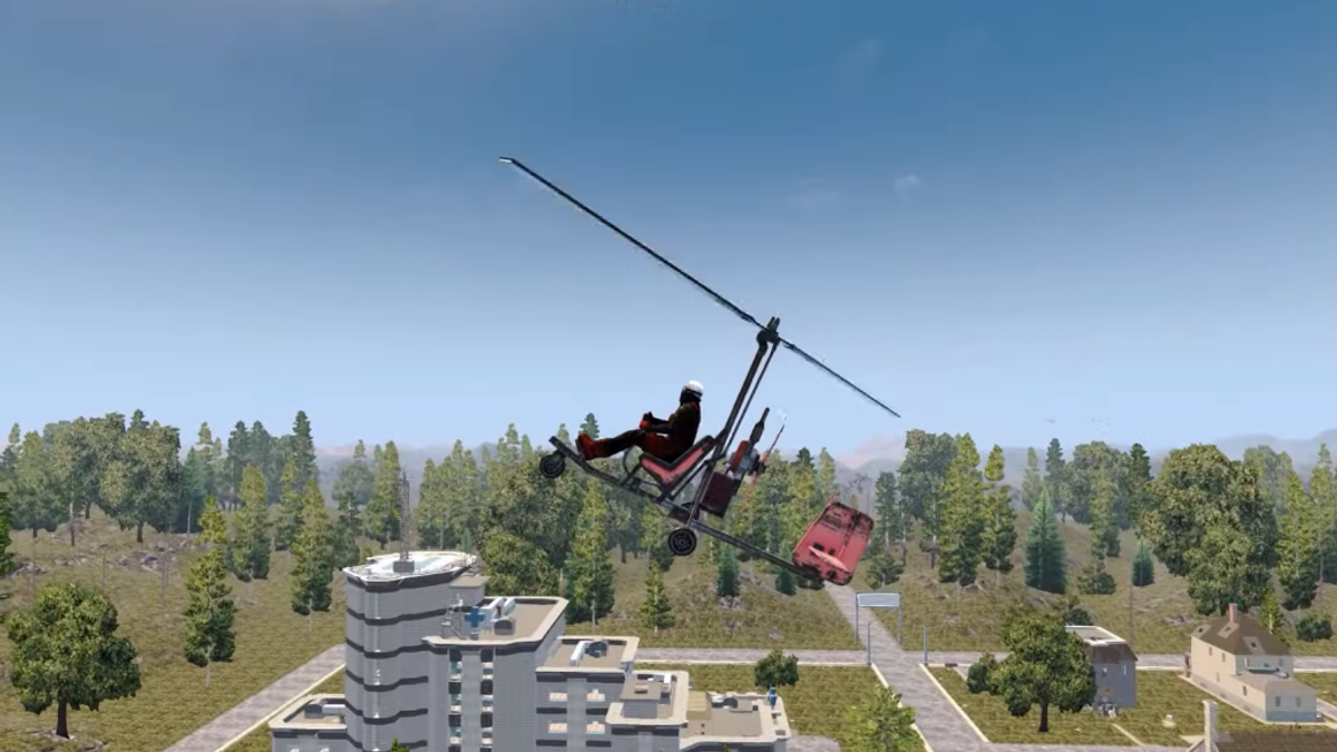 7 Days to Die Gyrocopter Controls and How To Fly GINX TV