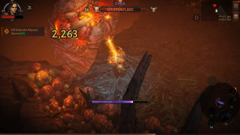 Diablo Immortal Pit of Anguish Guide Location Level Required Set Items And More Zaka boss fight