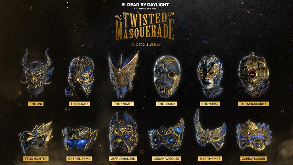 dead by daylight masquerade masks