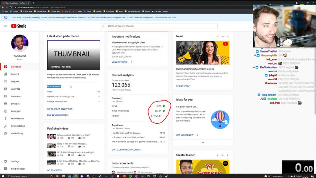 Twitch streamer Atrioc accidentally leaks YouTube revenue GINX TV