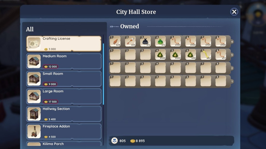 palia resources guide crafting license how where to get city hall store kenyatta