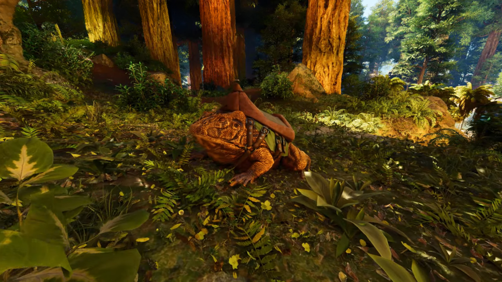 Put in your effort once to tame Beelzebufo and get unlimited Cementing Paste in ARK Survival Ascended.