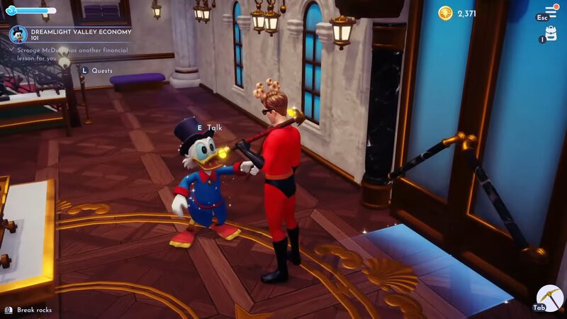 Upgrade Your House In Disney Dreamlight Valley Expansion Guide SPeaking to Scrooge McDuck and doing his quests