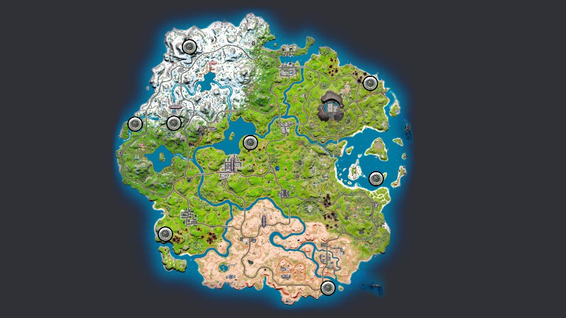 fortnite chapter 3 season 2 guide vaults how to find map location seven outposts