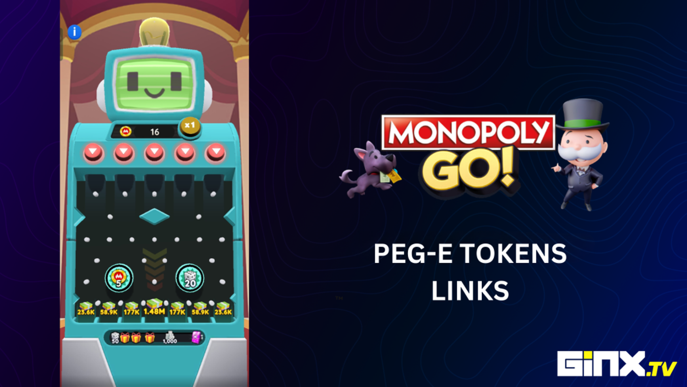 Monopoly Go Free Peg-E Tokens Links Today (February 2024)