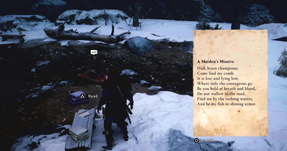 Assassin's Creed Valhalla Comb location Where to find Bil's comb in