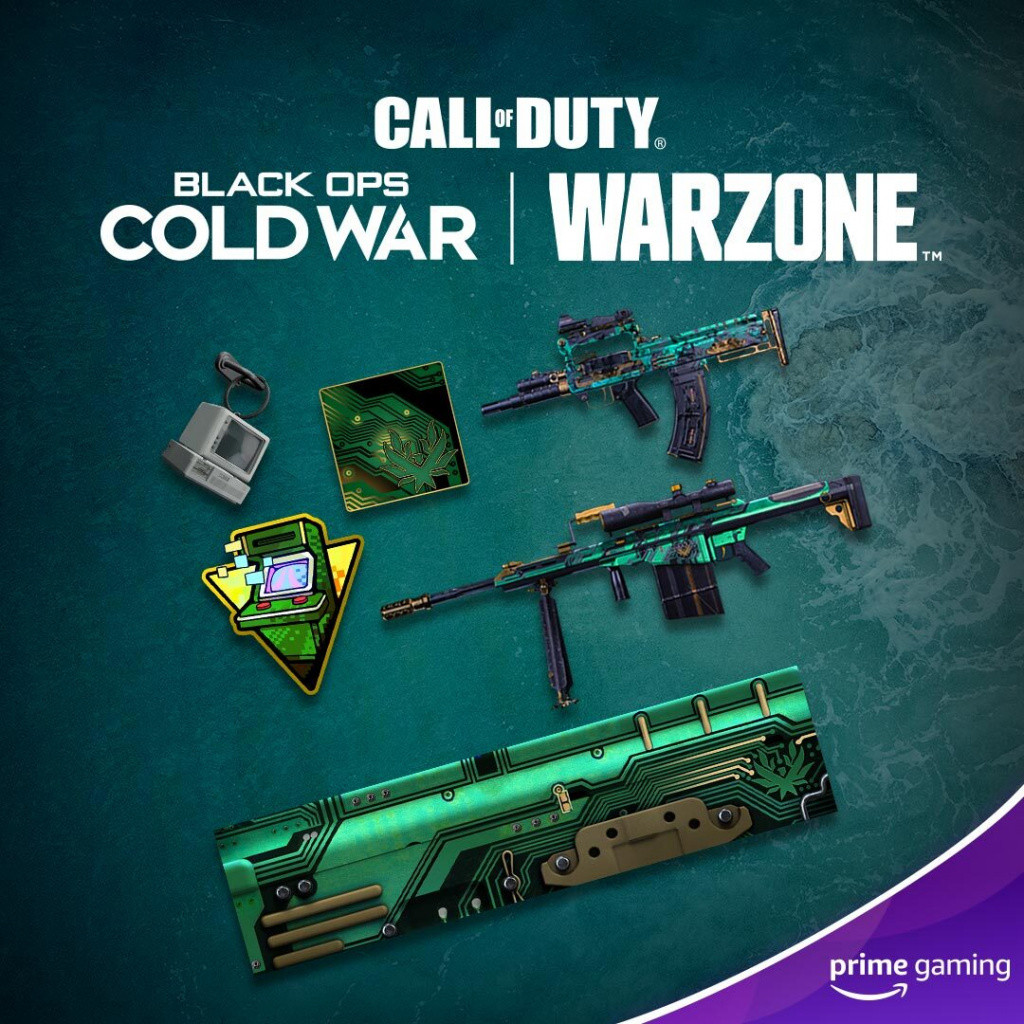 COD Warzone Prime Gaming Jan Rewards Circuit Board Bundle 