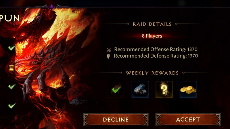 Diablo Immortal Lassal The Flame-spun Raid How to Defeat and Special Item Lassal will drop special rewards and a special item when defeated