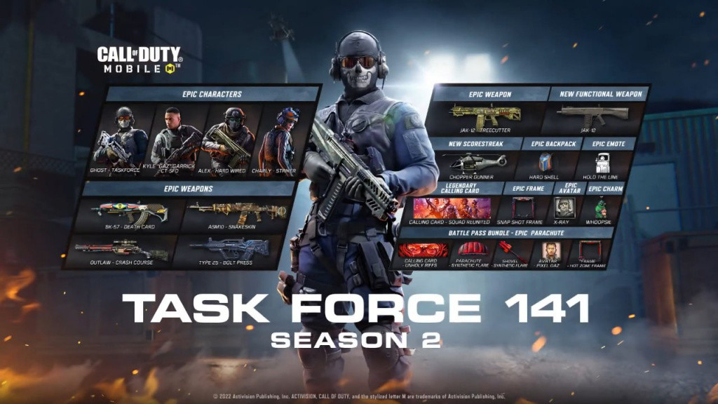 COD Mobile Season 2 2022 APK OBB download link files how to install task force 141 