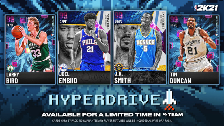 NBA 2K21 MyTeam: Limited Edition Hyperdrive III Packs + Locker Code