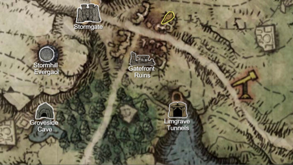 elden ring guide sword of morne somber smithing stones limgrave tunnels map location