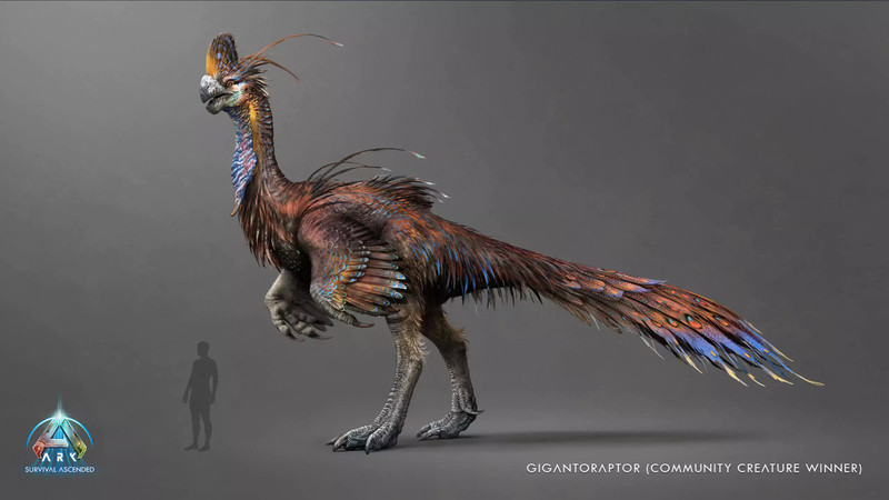 ARK Survival Ascended Ragnarok DLC 2023 Creature Vote winner Gigantoraptor