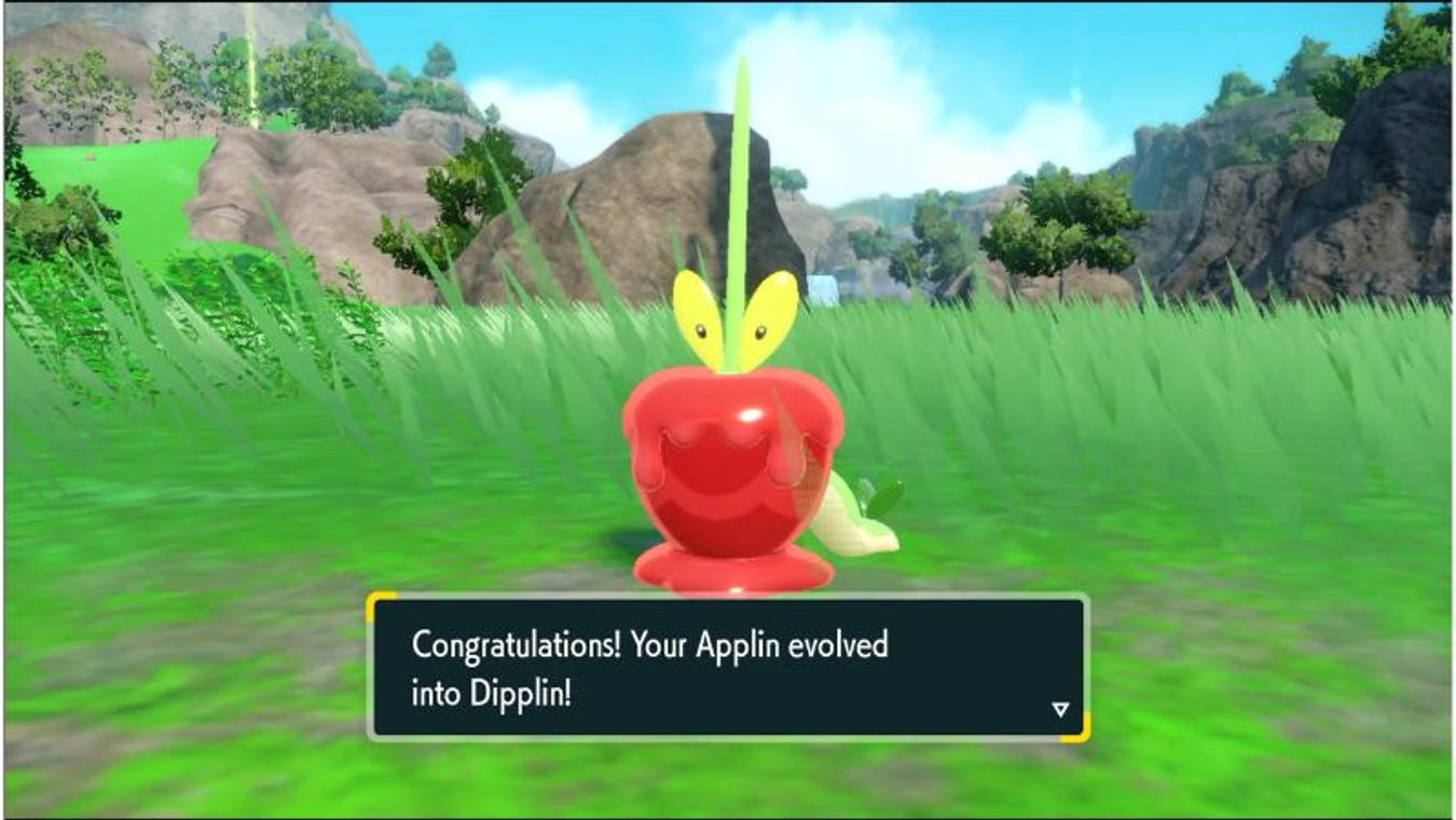 How To Evolve Applin Into Dipplin In Pokémon Teal Mask DLC