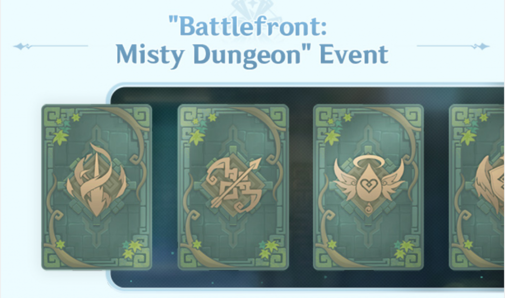 Battlefront: Misty Dungeon Event genshin impact