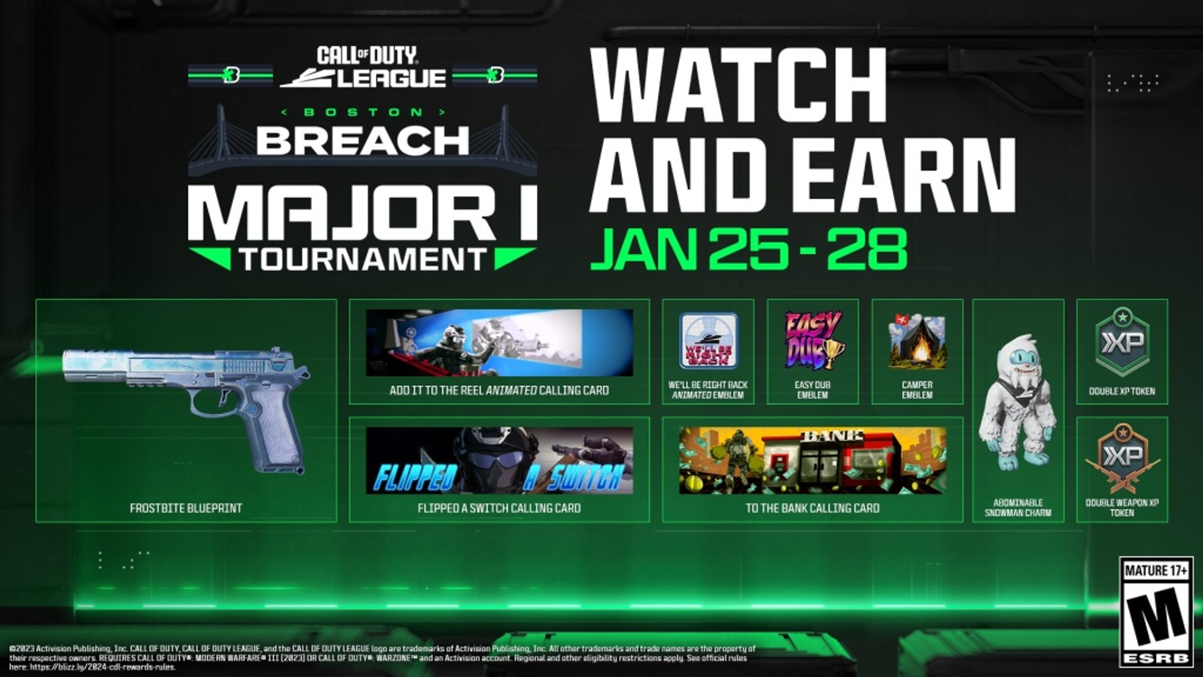 All Viewership Rewards For CDL 2024 Major 1 How To Watch, Earn Drops