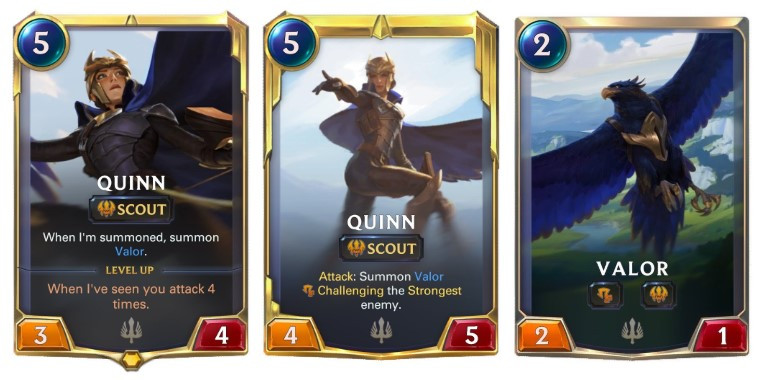 Legends of Runeterra Quinn new champion