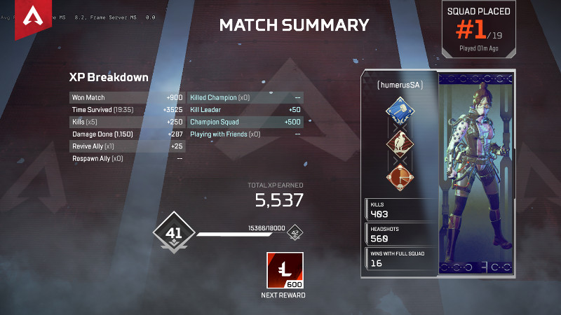 Apex Legends Heirloom Shards What Are They How To Get Them get higher chances of more shards by getting the most XP in games