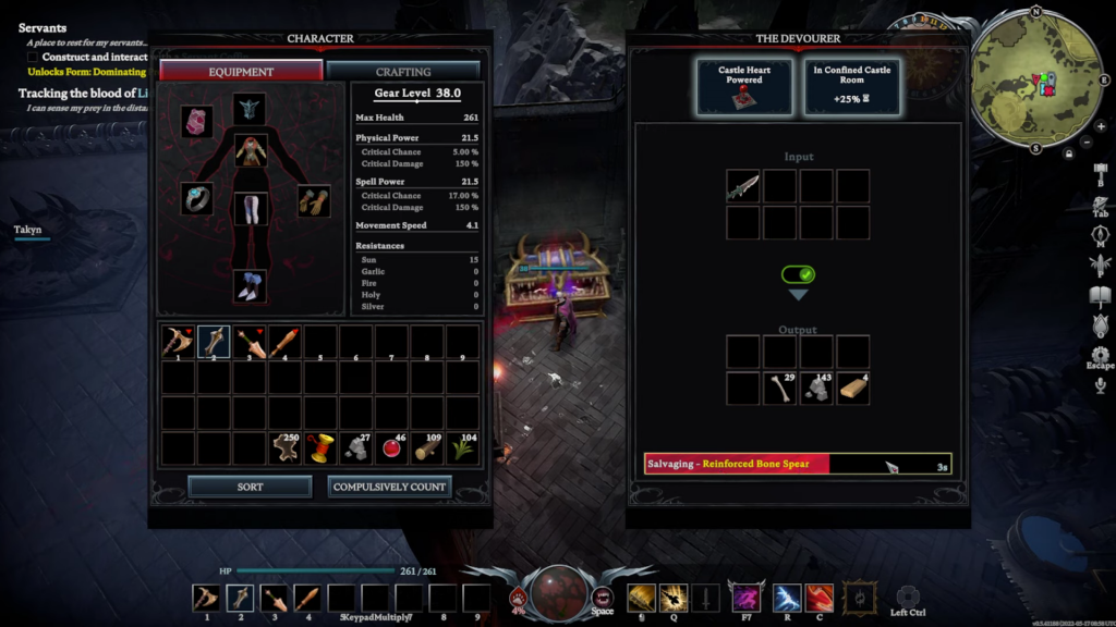 How to salvage items in V Rising GINX TV