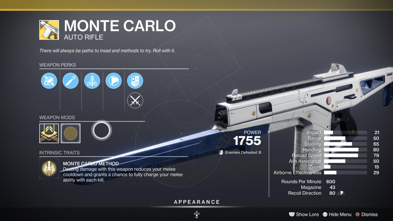 How To Get The Monte Carlo Catalyst In Destiny 2