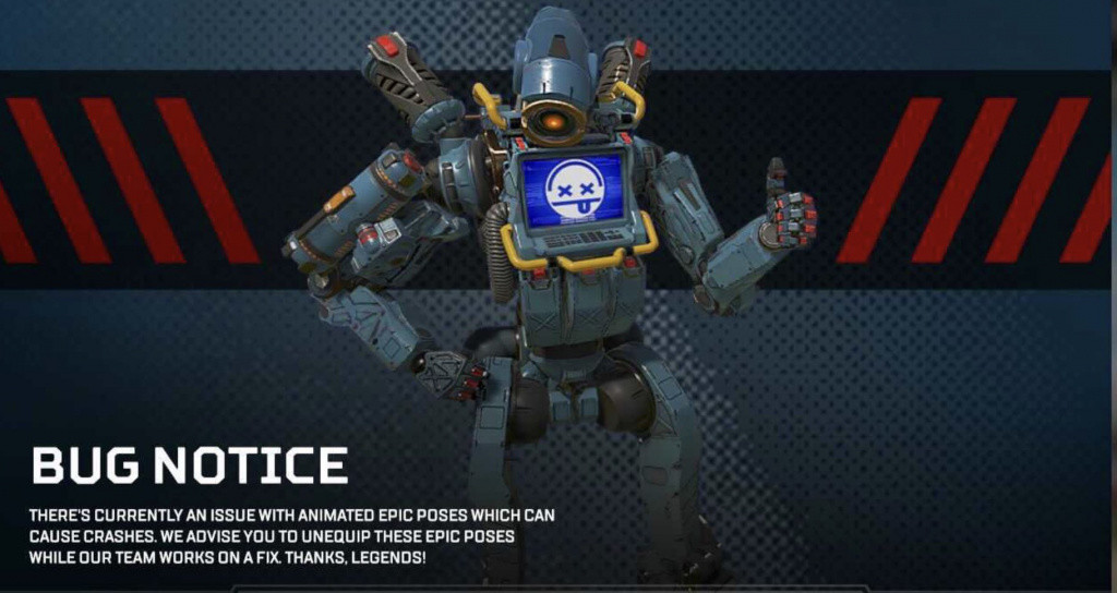 Apex Legends crashes epic animated poses bug how to fix