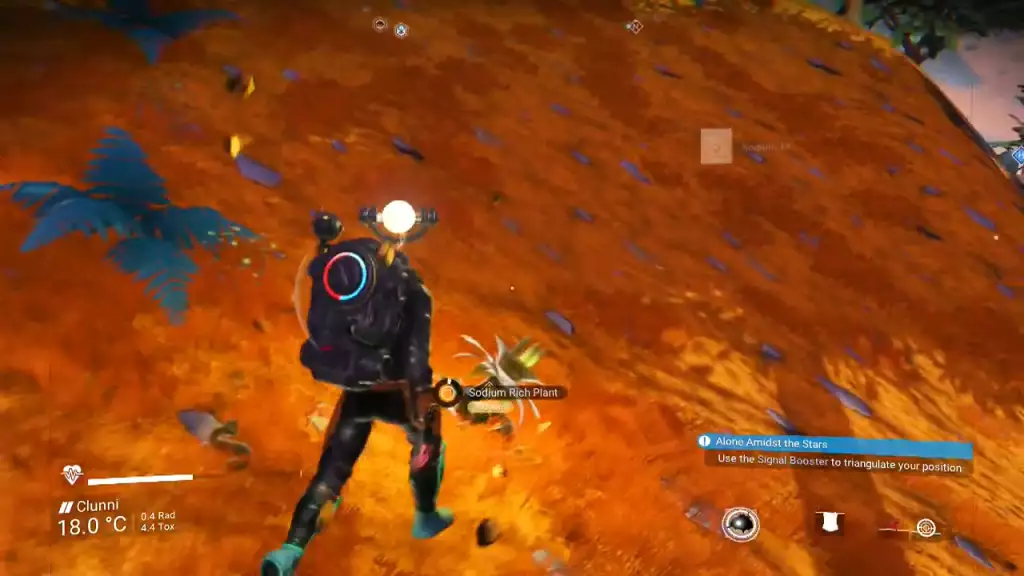 You can obtain Sodium from Plants in No Man's Sky