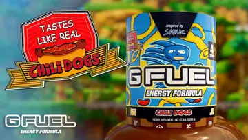 G Fuel unveils new Sanic inspired Chili Dog flavor