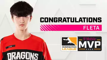El jugador de los Shanghai Dragons Fleta es nombrado el MVP de la OWL en 2020