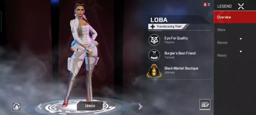 Loba is a new legend added to Apex Legends Mobile with Season 1 update.