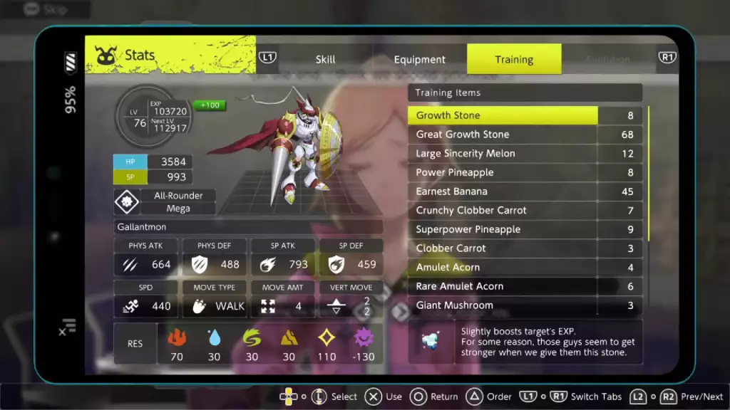 digimon survive guide ultimate enlightenment slabs how to use digivolve digivolution status option