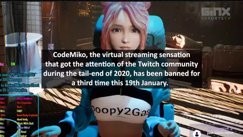 IN FEED: CodeMiko banned from Twitch for the third time