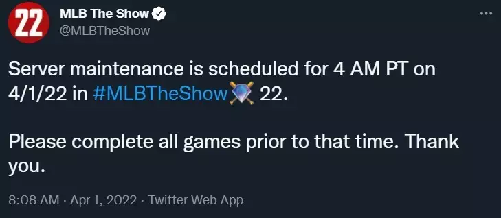 MLB The Show 22 servers down server status how to check connection issues multiplayer lag latency