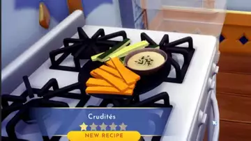 How to Cook Crudite Recipe in Disney Dreamlight Valley